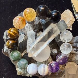 Multicolor Gemstone Beaded Bracelet